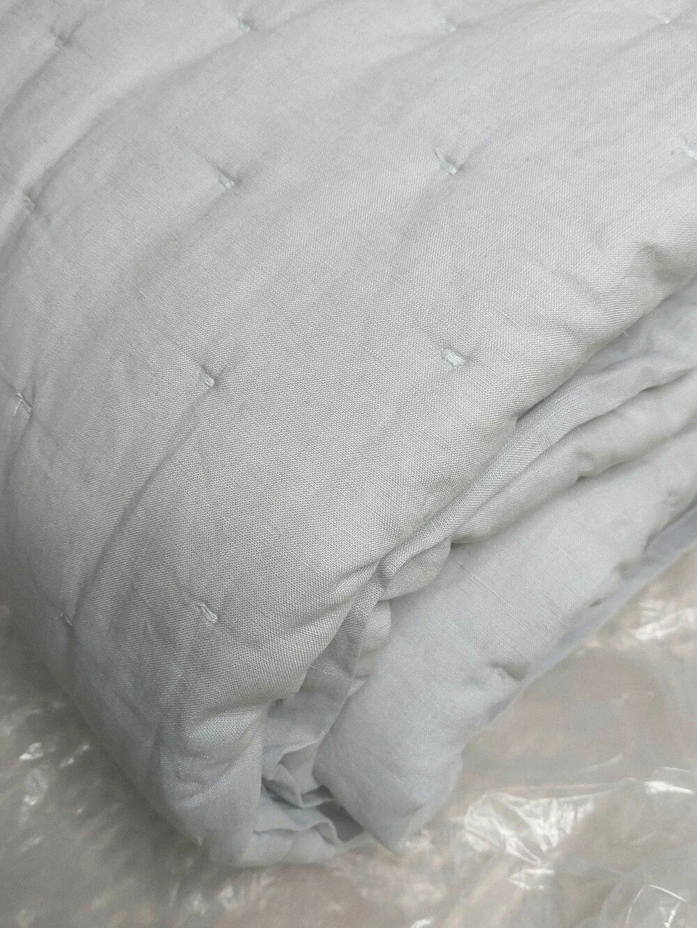 Quince Linen Light Mist Dream Quilt! King/ Cal King! (974)